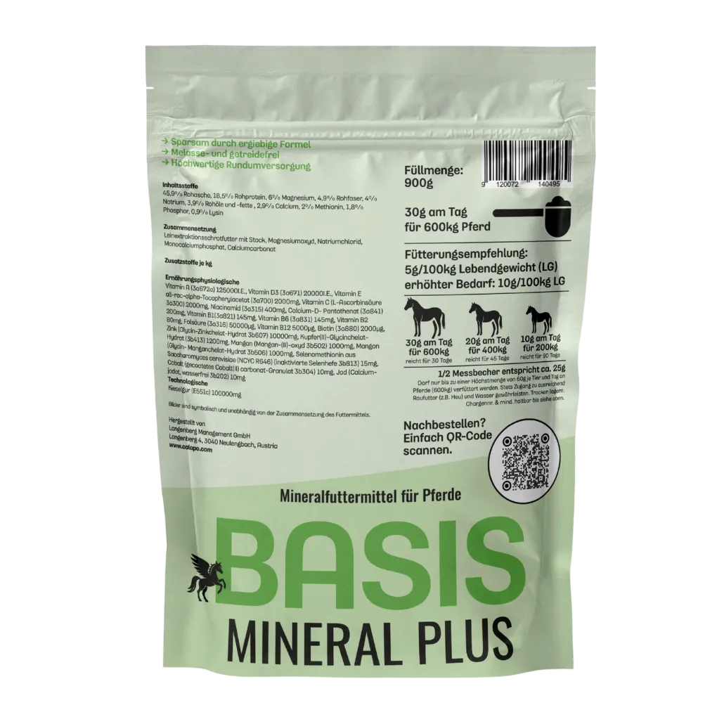 Calapo Horse Basismineral Plus 900g Back