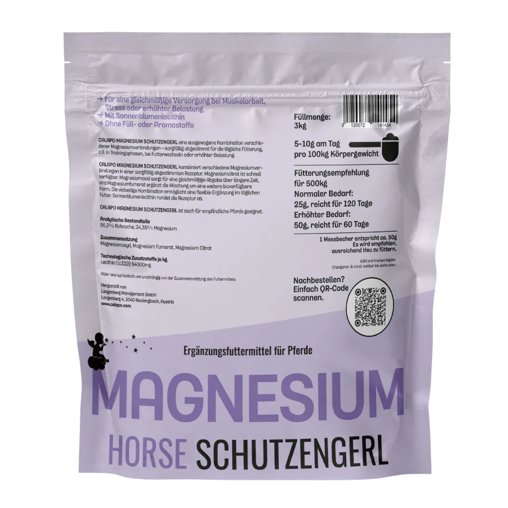 Calapo Horse Magnesium Schutzengerl 3kg Back