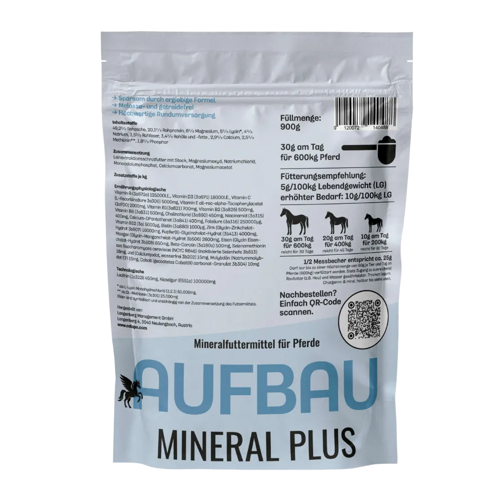 Calapo Horse Aufbaumineral Plus 900g Back